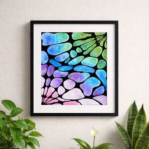 Beachside Butterfly Original 11X14 Acrylic Painting